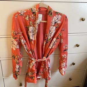 Joie Daltons floral blazer size Small